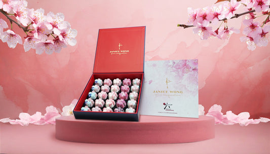 Janice Wong x Roku Gin Sakura Bloom Chocolate Box of 25
